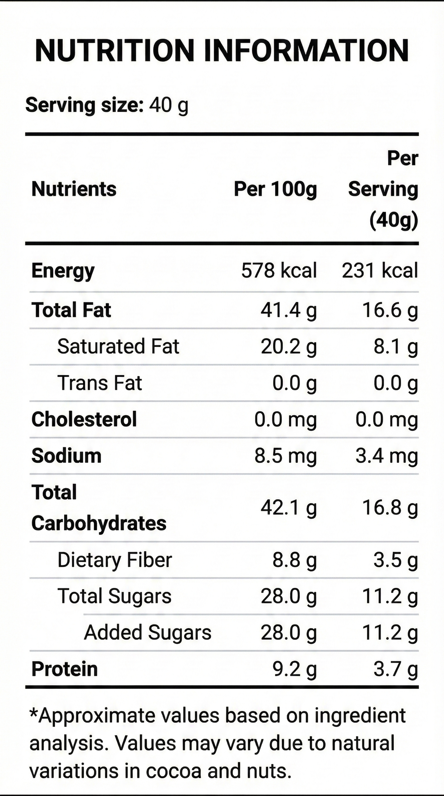 ALMOND SIGNATURE: with 65% Bean-to-Bar Dark Chocolate